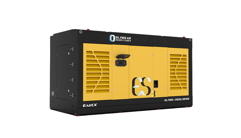 柴油驅(qū)動(dòng)無油空壓機(jī)租賃ES3